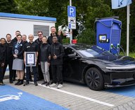 электромобиль рекорд, Lucid Air, рекорд дальности, электромобиль без подзарядки, зарядка электромобиля