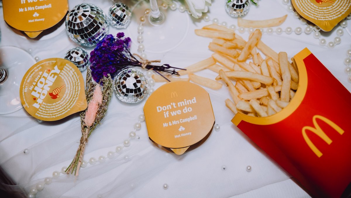 McDonald’s, свадьба, соусы, сувениры, фастфуд