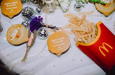 McDonald’s, свадьба, соусы, сувениры, фастфуд