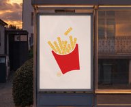 Макдональдс, реклама, картошка, фри, бренд