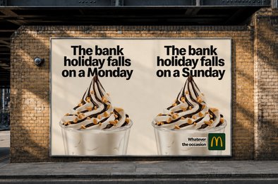 McDonald’s, реклама, мороженое, контрасты, радости
