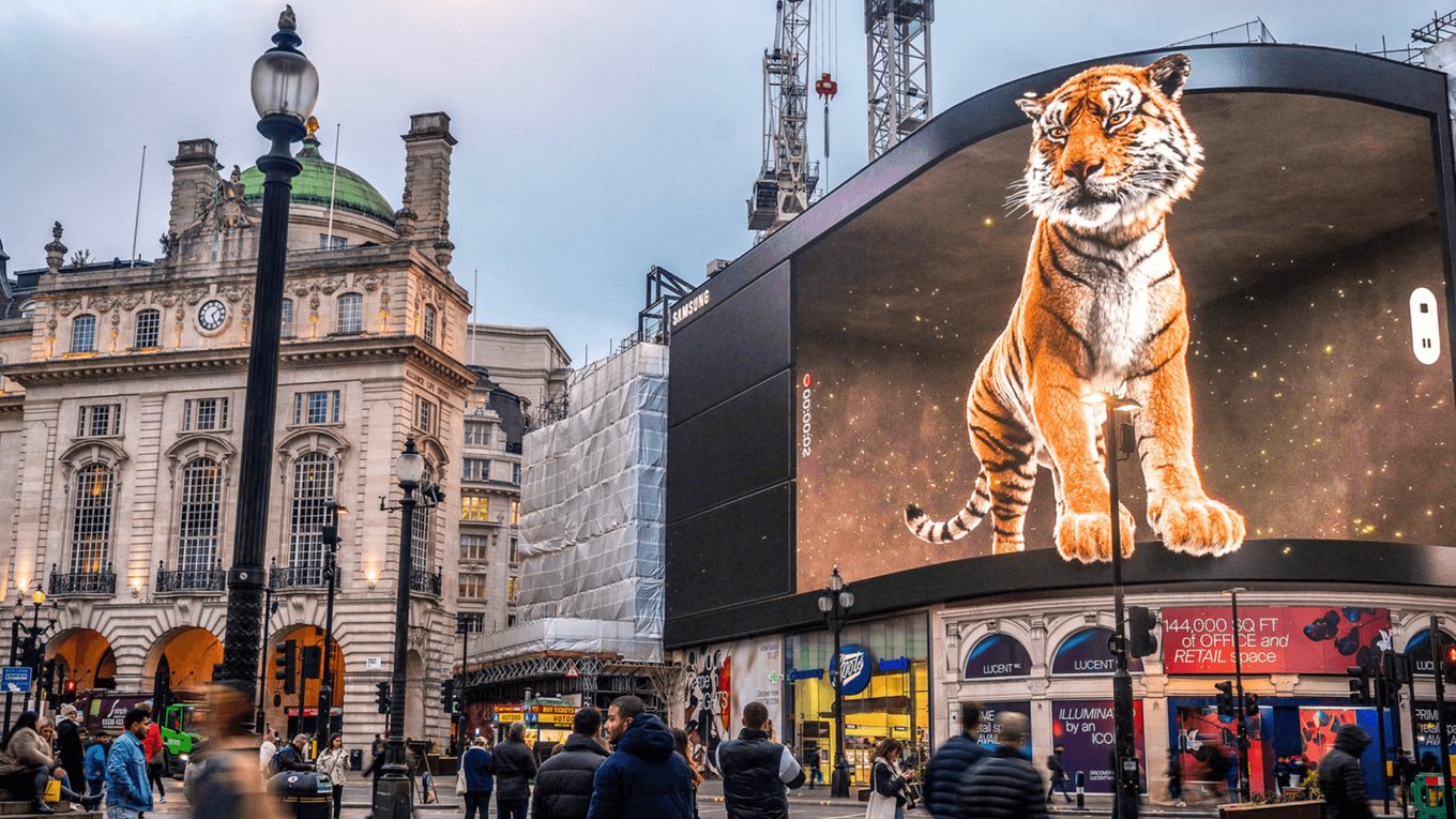 3Dреклама, бренды, маркетинг, туризм, DOOH
