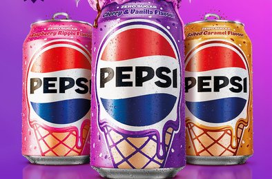 Pepsi, кола, мороженое, газировка, новинка