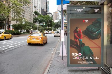 Испания, ДТП, кампания, постеры, авария