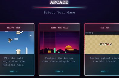 Белый дом, игры, мигранты, Трамп, граница
