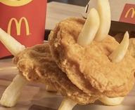 McDonald’s, наггетсы, динозавры, HappyMeal, реклама