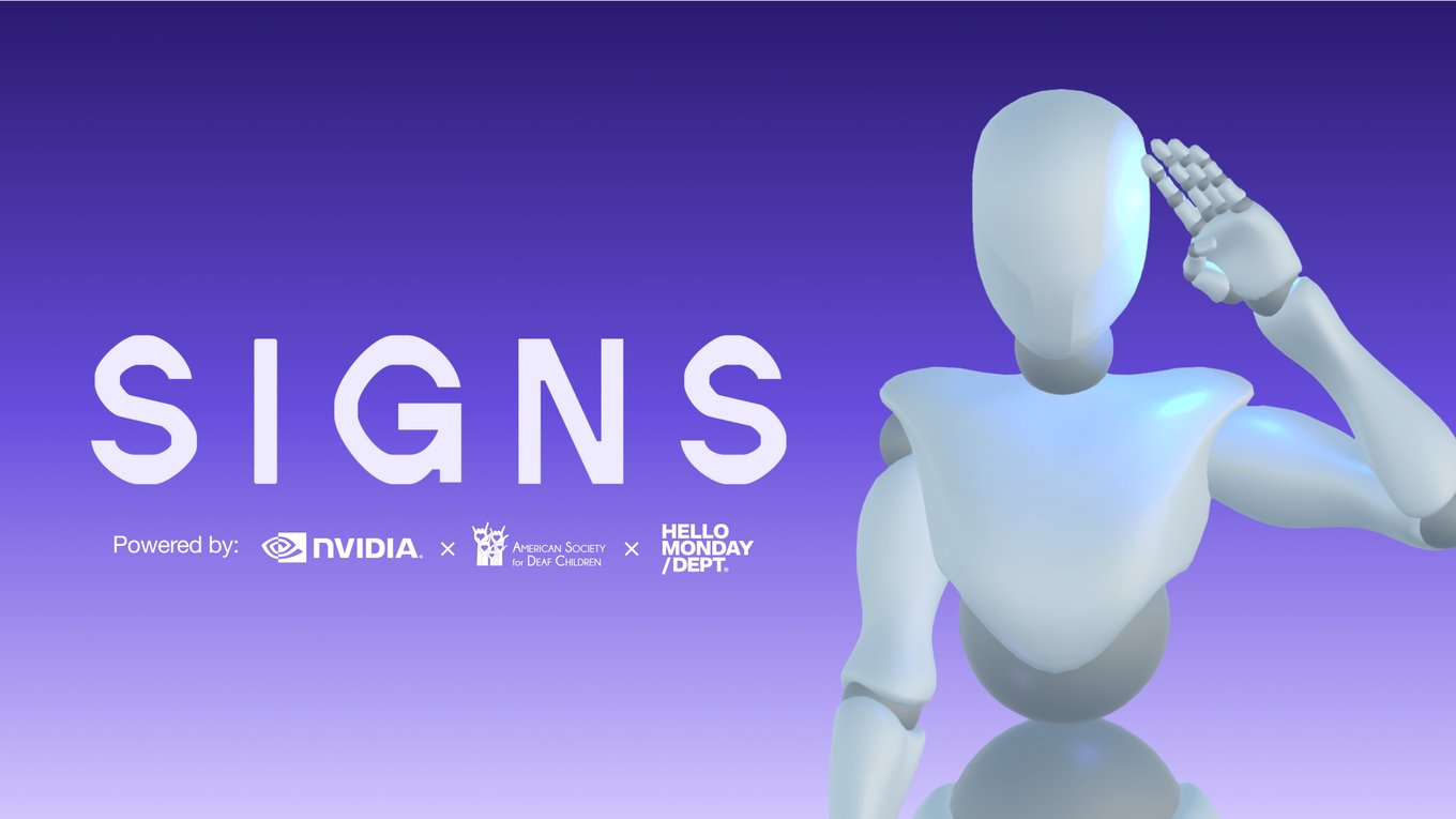Nvidia представила ИИ-платформу для изучения жестового языка