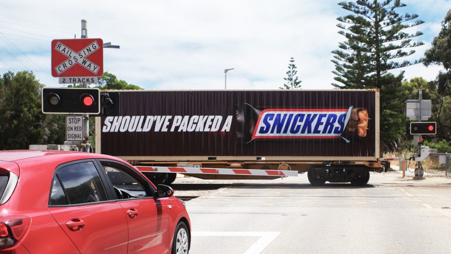 Snickers, реклама, Австралия, поезд, бренд
