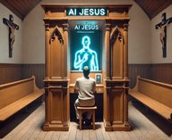 Швейцария, ИИ, голограмма, церковь, технология