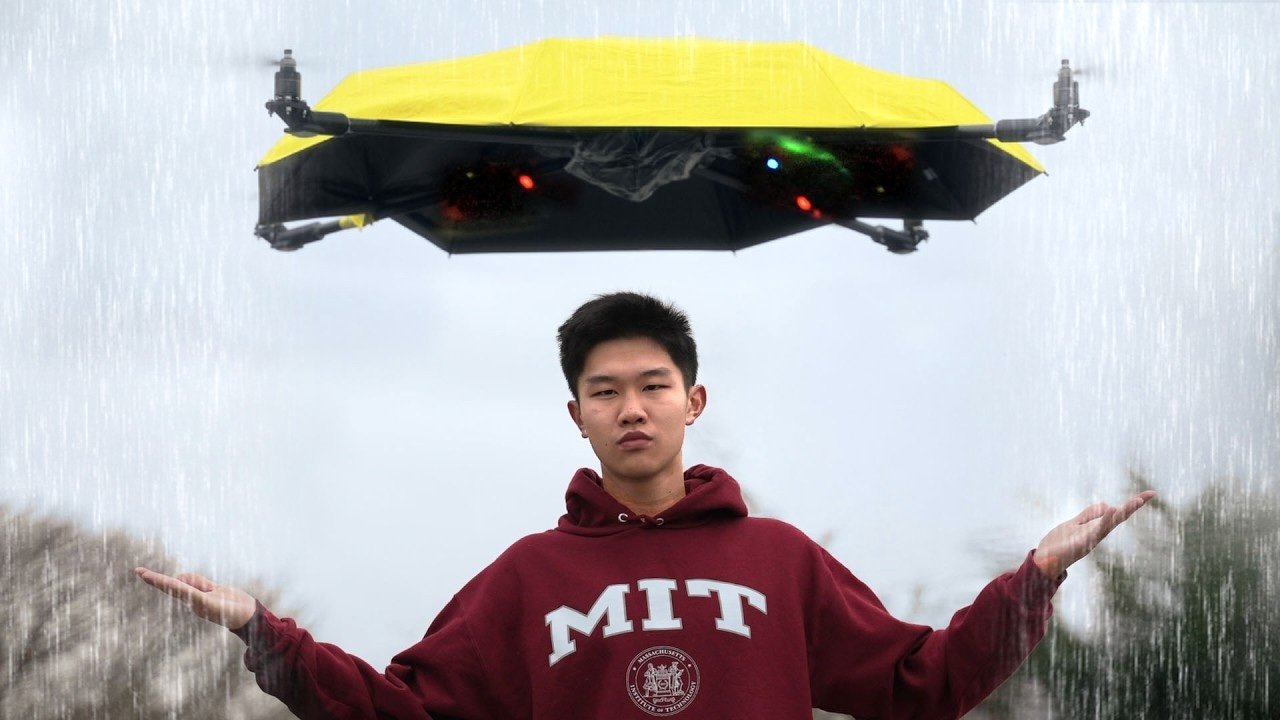 зонт, дрон, технологии, автономность, изобретение