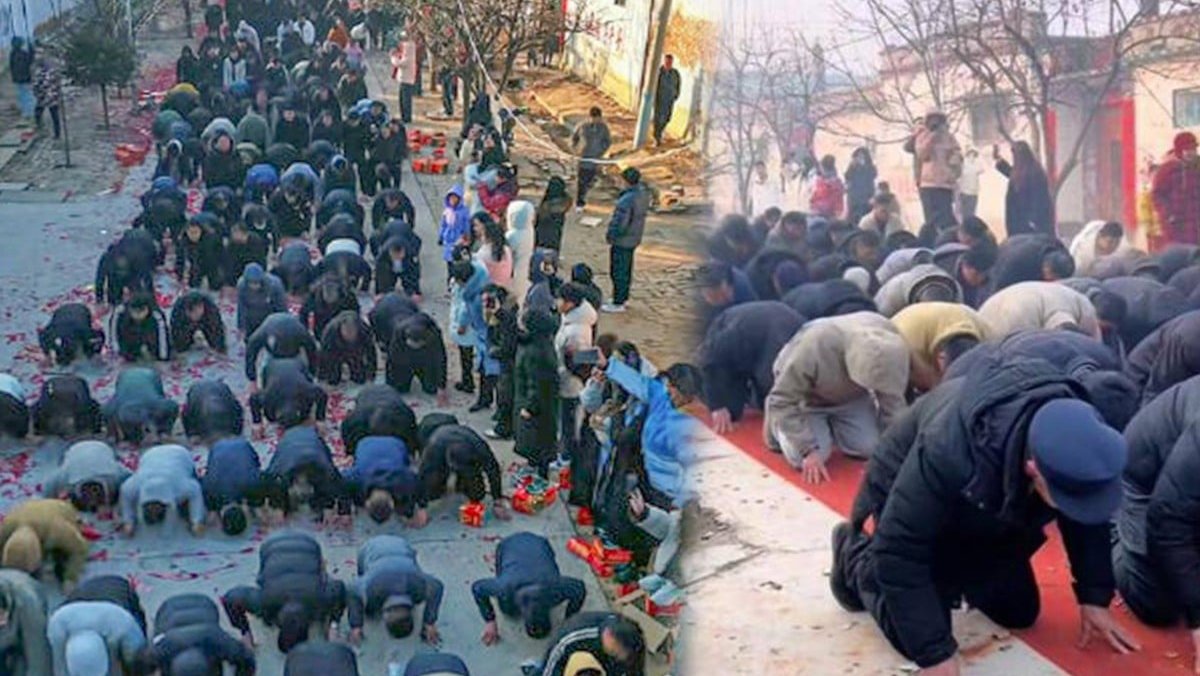 Китай, церемония, мужчины, женщины, скандал