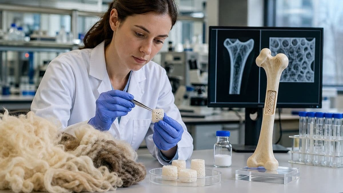 медицина, биоматериалы, кости, регенерация, кератин