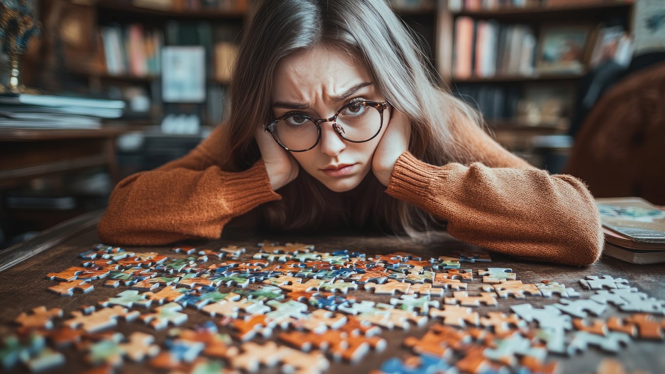 головоломки, игры, тревожность, мозг, внимание