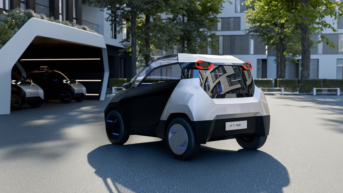 Toyota, электрокар, зарядка, городской, автомобиль