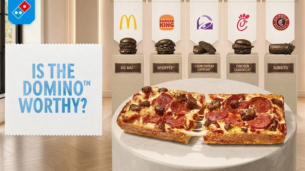 Domino’s, пицца, фастфуд, реклама, конкуренты