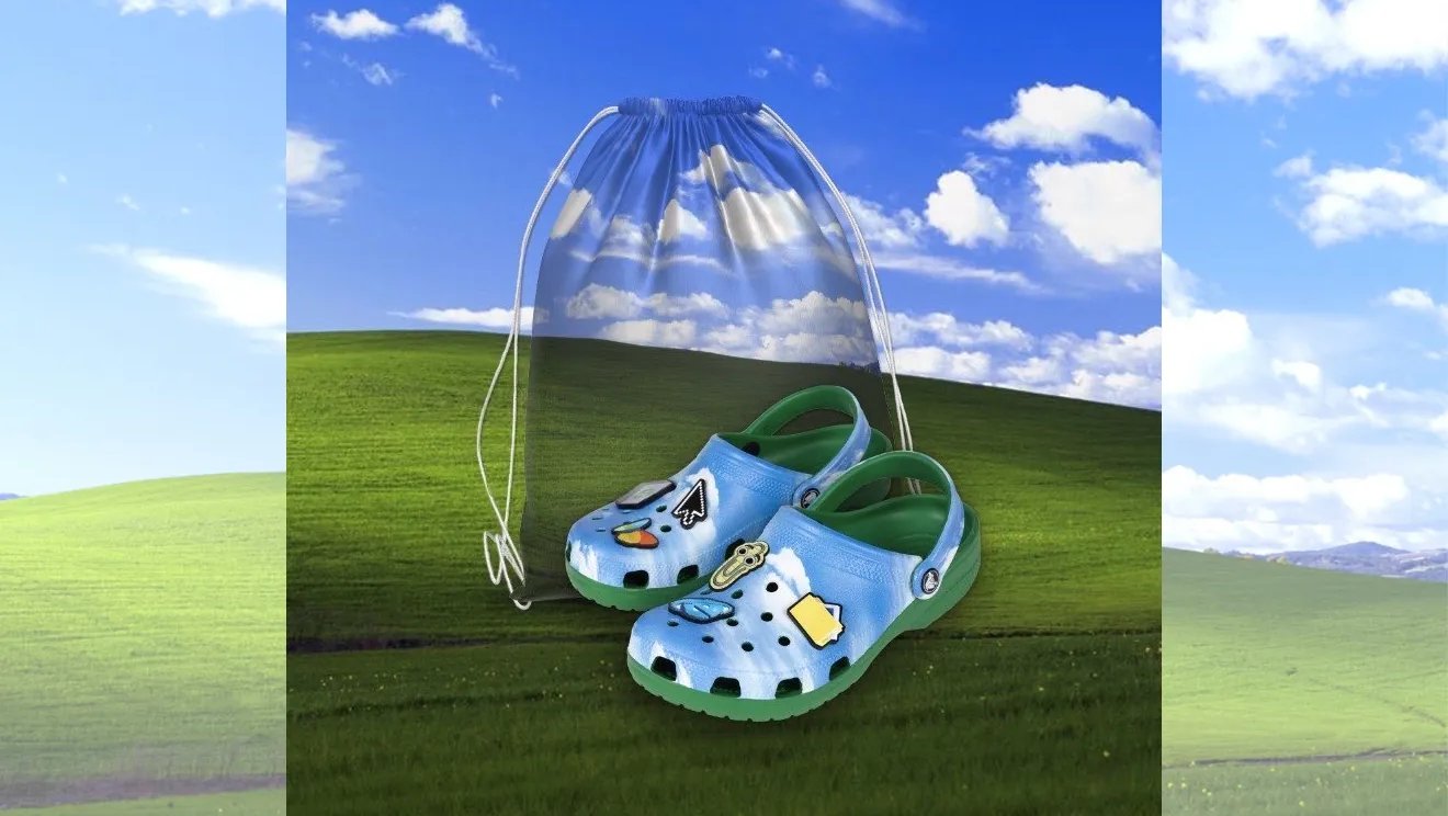 Microsoft, Crocs, Windows, юбилей, обувь