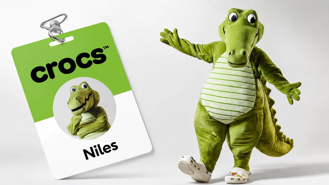 Crocs, маскот, Найлс, обувь, бренд