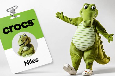 Crocs, маскот, Найлс, обувь, бренд