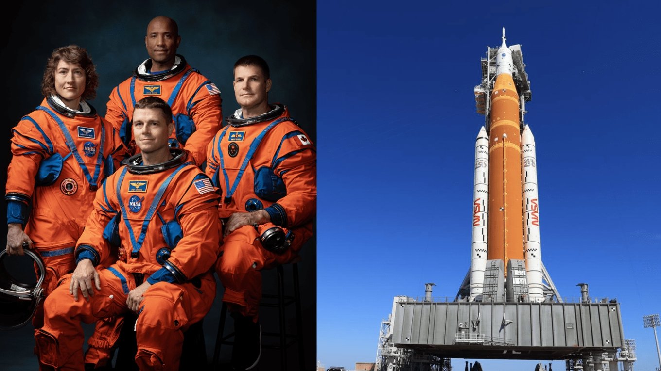 НАСА, Луна, ракета, миссия, астронавты