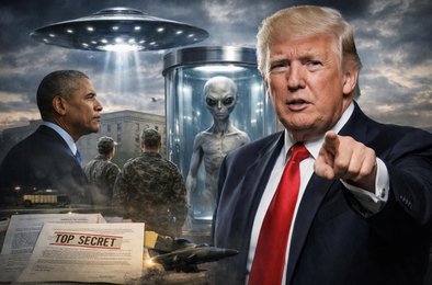 Трамп, Обама, инопланетяне, НЛО, документы