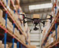 дроны, склад, логистика, роботы, доставка
