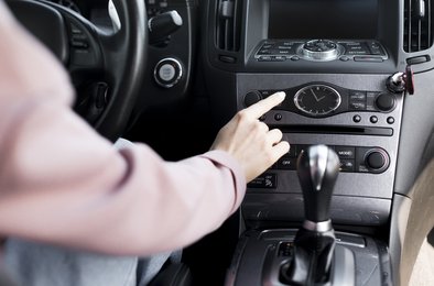 Audi, салон авто, кнопки