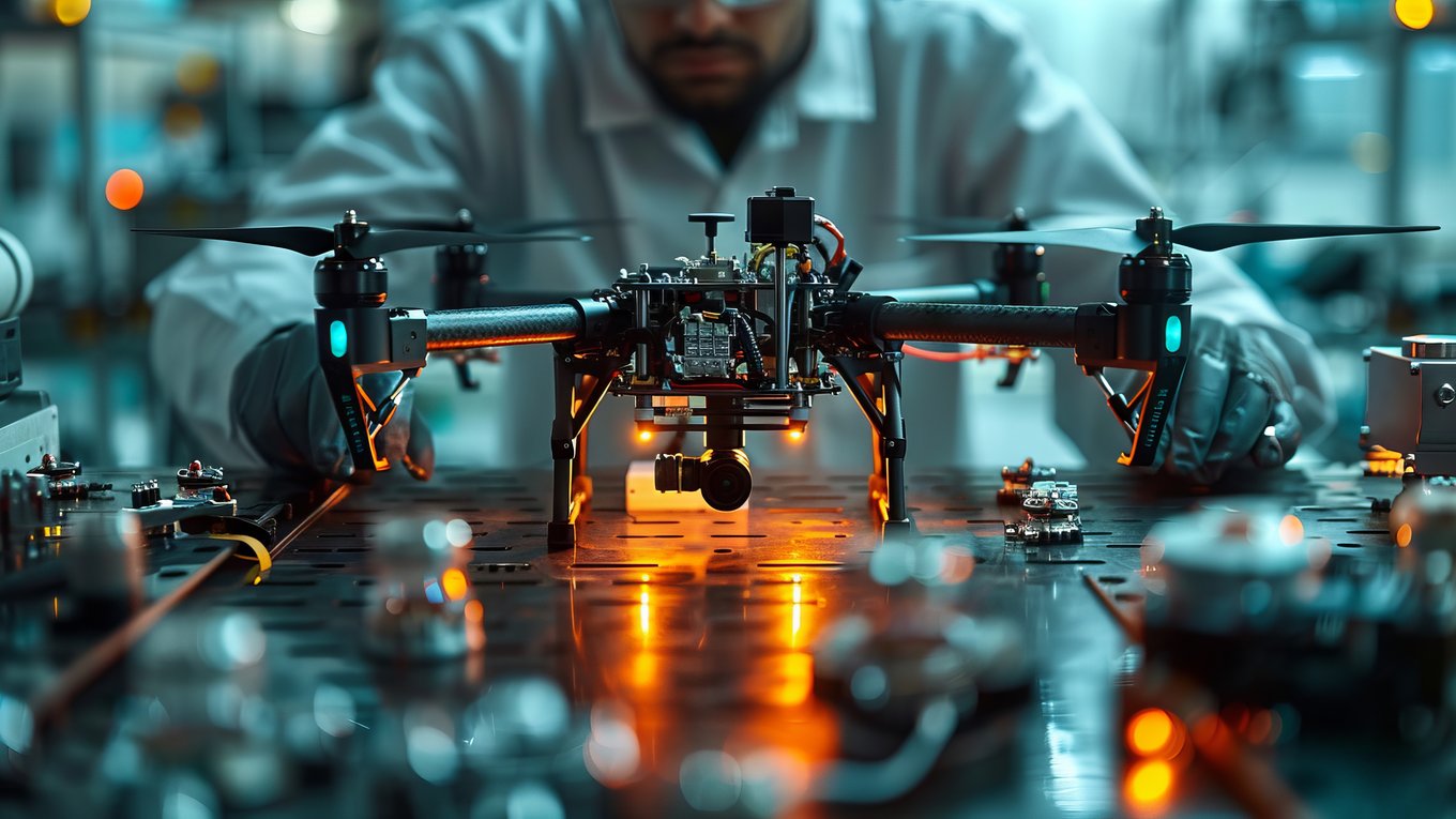 ИИ, чип, фотон, беспилотник, технология