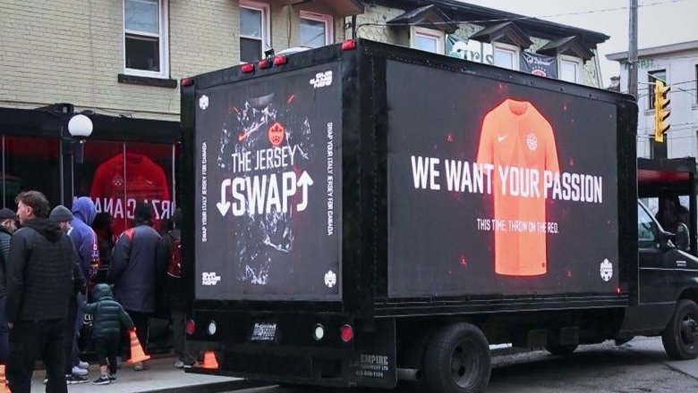 футбол, Канада, болельщики, чемпионат, акция