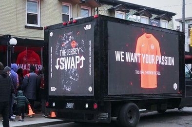 футбол, Канада, болельщики, чемпионат, акция