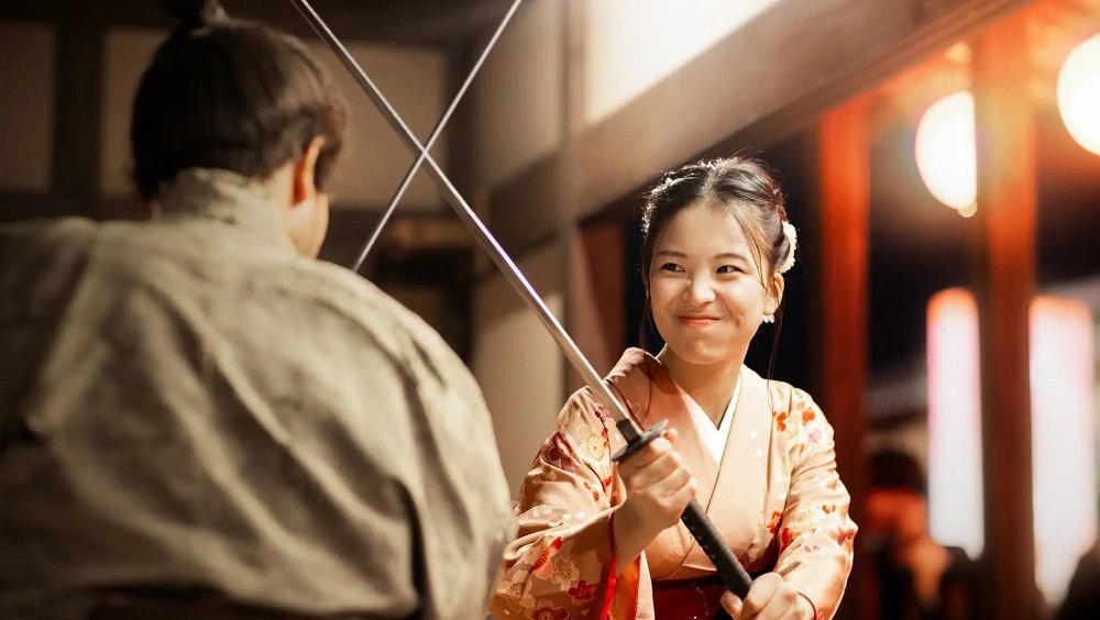 Киото, самураи, парк, Эдо, реконструкция