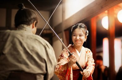 Киото, самураи, парк, Эдо, реконструкция