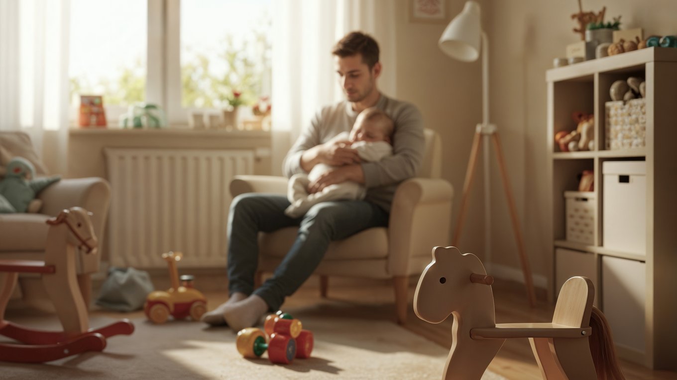 мужчины, декрет, семья, опрос, работа