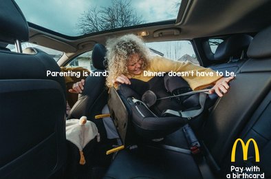 McDonald's, бесплатно, родители, младенцы, акция