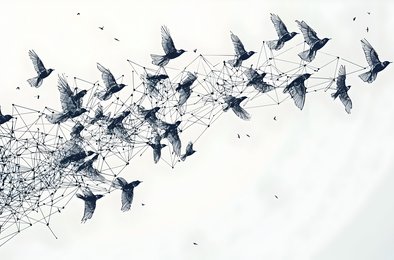 толпы, коллективноеповедение, стаиптиц, физика, моделирование
