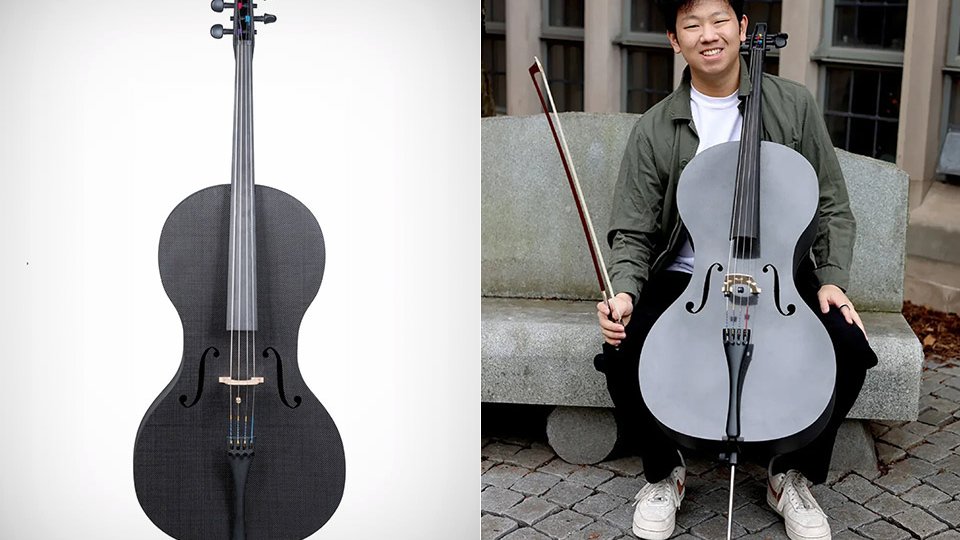 студент, виолончель, печать, технология, инновации