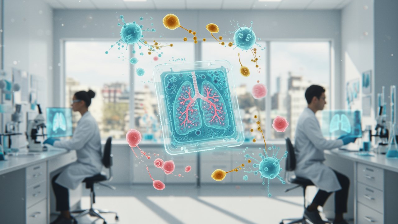 биочип, легкое, клетки, туберкулез, медицина