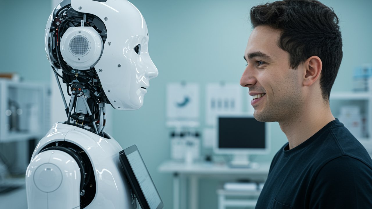 ИИ, робот, мимика, эмоции, нейросети