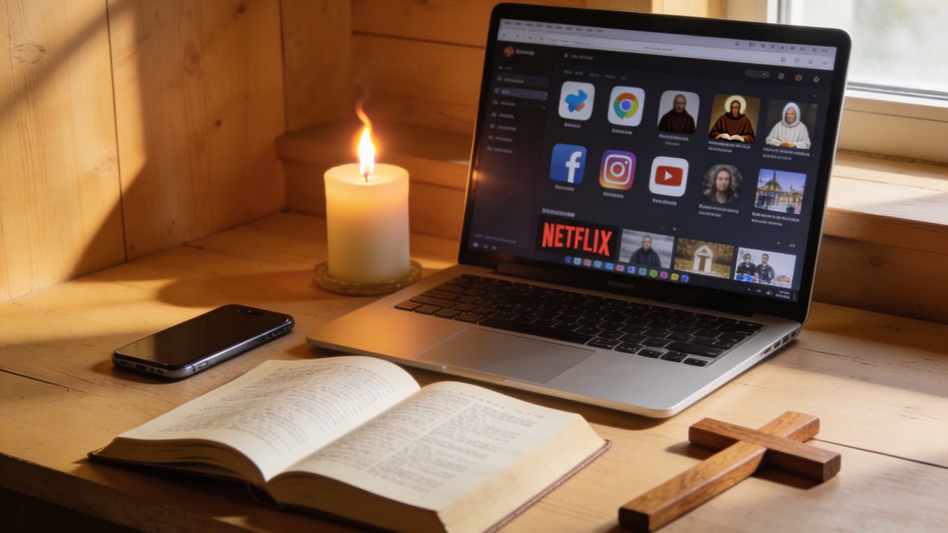 монашескаякелья, монашескаяжизнь, социальныесети, стриминг, монастырь