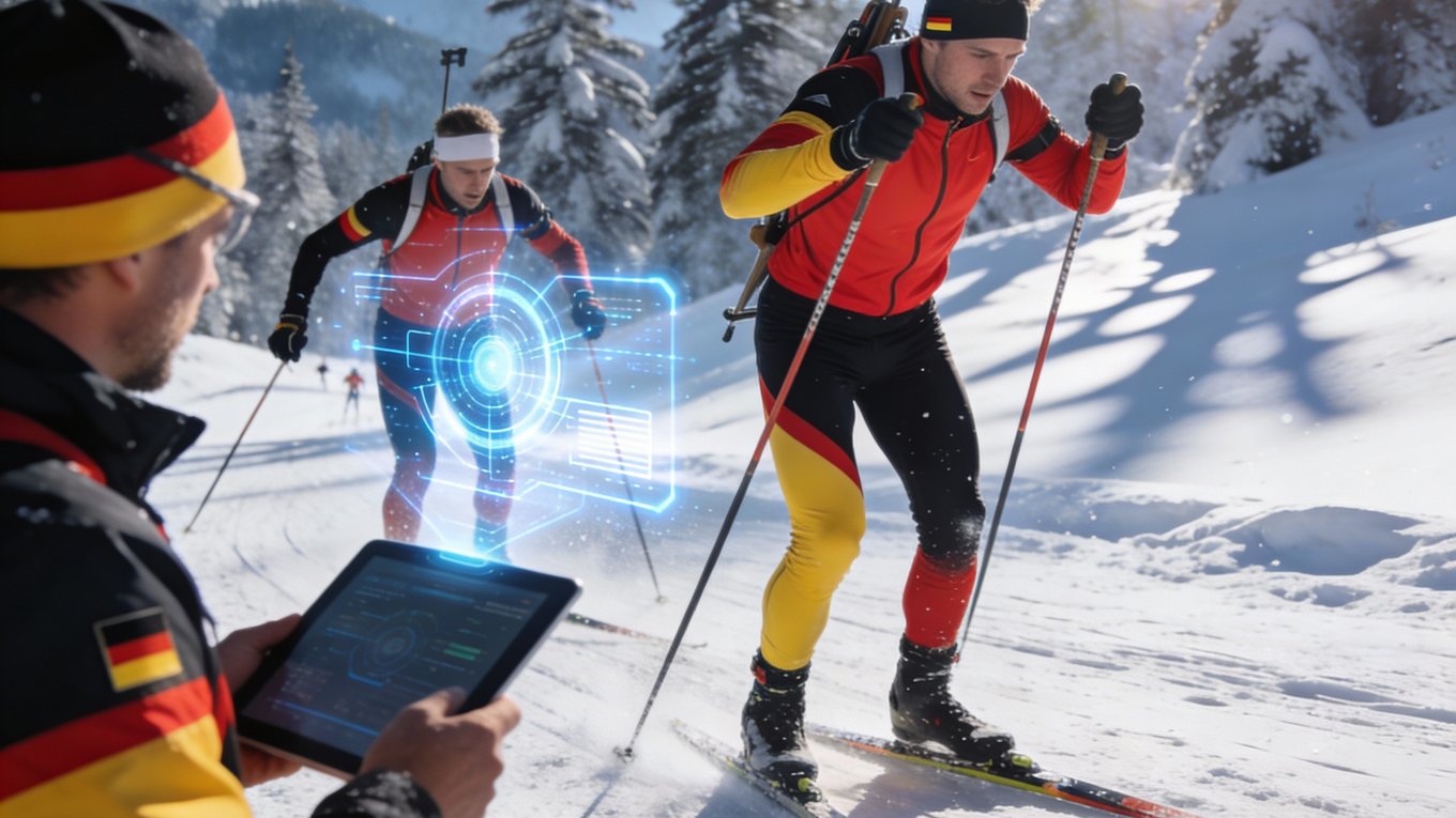 нейросеть, биатлон, лыжники, Германия, технологии