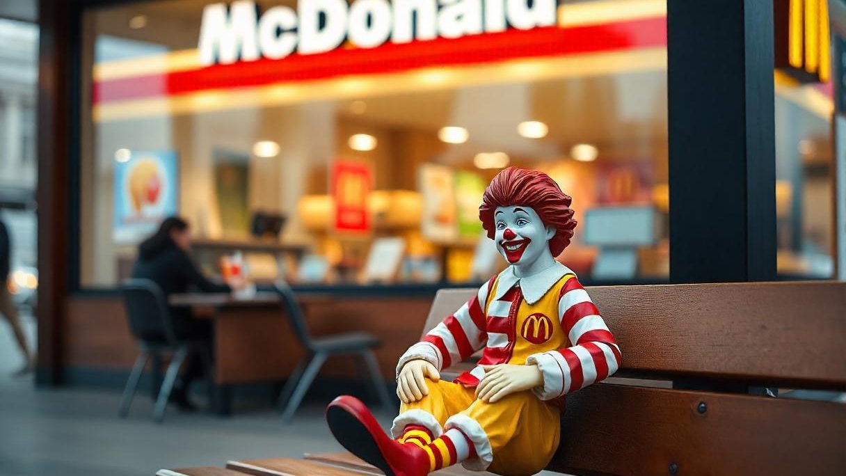McDonald’s отмечает 50 лет в Гонконге охотой за лавочками Рональда Макдональда