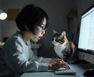 Кошка устроила увольнение хозяйки с работы