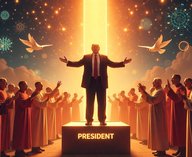 ИИ и религия, Дональд Трамп и технологии, президент ИИ, этика искусственного интеллекта, ИИ и вера
