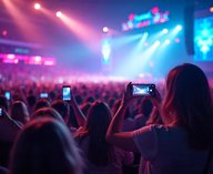 аренда смартфонов, K-pop фанаты, Samsung Galaxy с зумом, съемка концертов, техника для фанатов