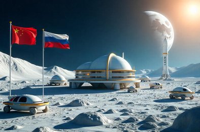 ядерная станция на Луне, Россия и Китай космос, Международная лунная станция, сотрудничество в космосе, лунная программа 2036