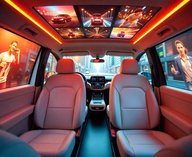 беспилотные автомобили, автономные такси, медийные площадки, реклама в автомобилях, цифровые экраны в такси