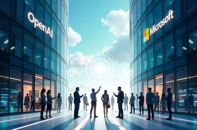 OpenAI и Microsoft, конфликт в ИТ-компаниях, борьба за независимость, инвестиции в ИИ, интеллектуальная собственность