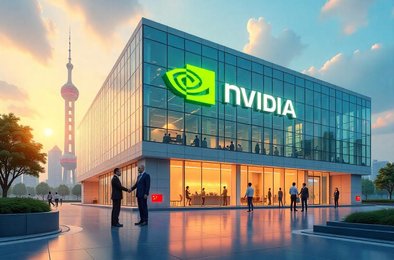 Nvidia в Китае, центр разработок Nvidia, Nvidia Шанхай, экспортные ограничения США, исследования искусственного интеллекта