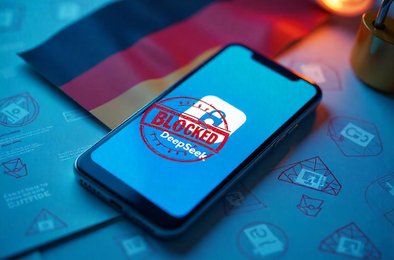 DeepSeek блокировка Германия, нарушение конфиденциальности DeepSeek, защита данных в Германии, китайское приложение DeepSeek, расследование Reuters DeepSeek
