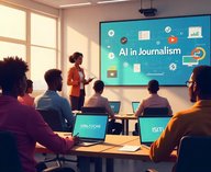 искусственный интеллект в журналистике, ИИ и медиа, обучение журналистов ИИ, будущее журналистики, технологии в СМИ