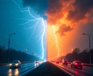 Молнии, атмосфера, загрязнение, выбросы, озон